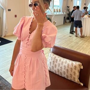 Sabo Skirt Pink Mini Dress XS